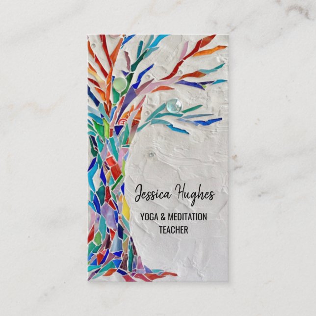 Yoga Meditation Business Card (Front)