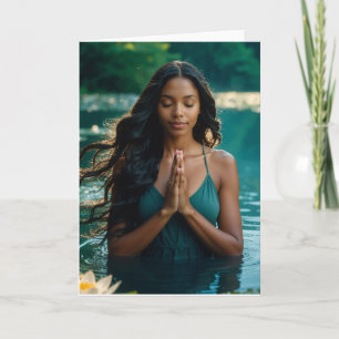 YOGA - MEDITATION - CARPE DIEM - WELLNESS CARD