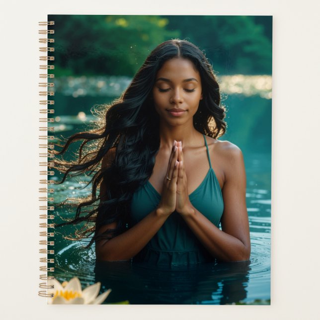 YOGA - MEDITATION - CARPE DIEM - WELLNESS PLANNER (Front)