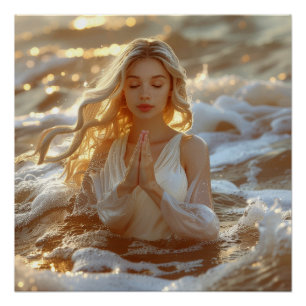 YOGA - MEDITATION - CARPE DIEM - WELLNESS POSTER