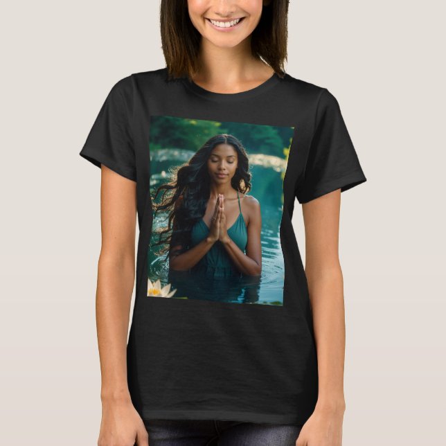 YOGA - MEDITATION - CARPE DIEM - WELLNESS T-Shirt (Front)
