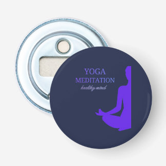 Yoga & Meditation for a Healthy Mind Bottle Opener