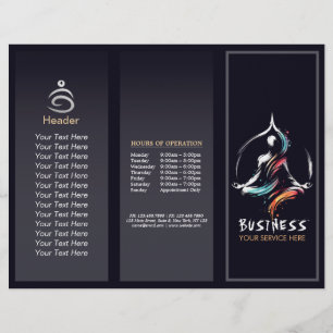 Yoga Meditation Instructor Lotus Pose Brush Stroke