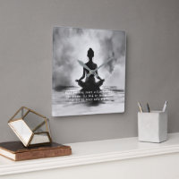 Yoga Meditation Instructor Lotus Pose Ink Painting