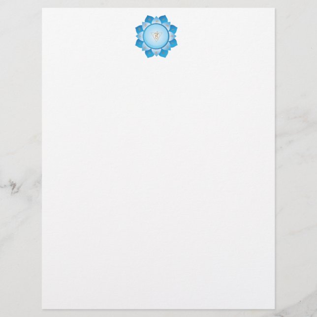 Yoga Meditation Mandala Art Stationery (Front)