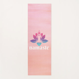 Yoga Meditation Mat for Women with Mandala Quote