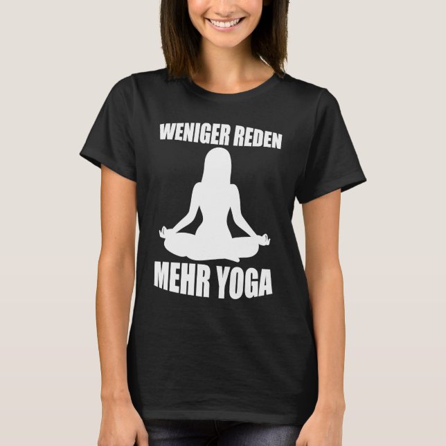 Yoga Meditation Namaste T-Shirt (Front)