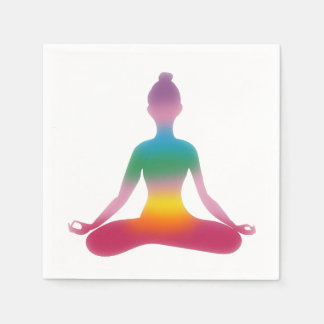 Yoga, meditation  Paper Napkins