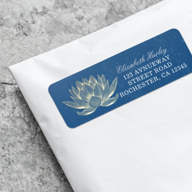 YOGA Meditation Reiki Instructor Blue & Gold Lotus (Creator Uploaded)