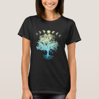 Yoga Meditation  Tree Of Good Life Monophases T-Shirt