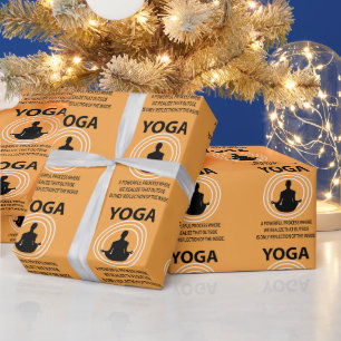 Yoga Meditation Yoga Wrapping Paper