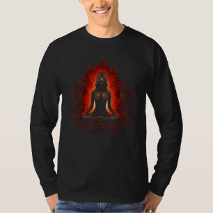 Yoga Meditation Zen Lotus Flower Mandala Namaste Y T-Shirt
