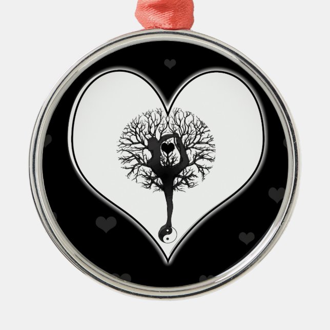 Yoga Metal Tree Decoration (Front)