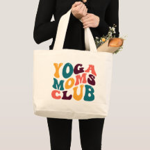 Yoga Moms Club Souvenir Retro Style Groovy