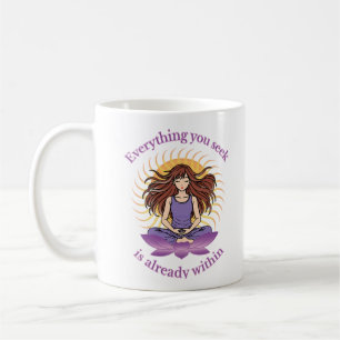 Yoga Mug – Spiritual Gift for Women, Calm Vibes