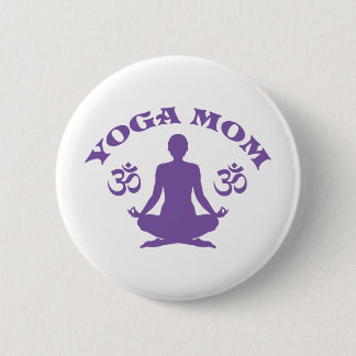 Yoga Mum 6 Cm Round Badge