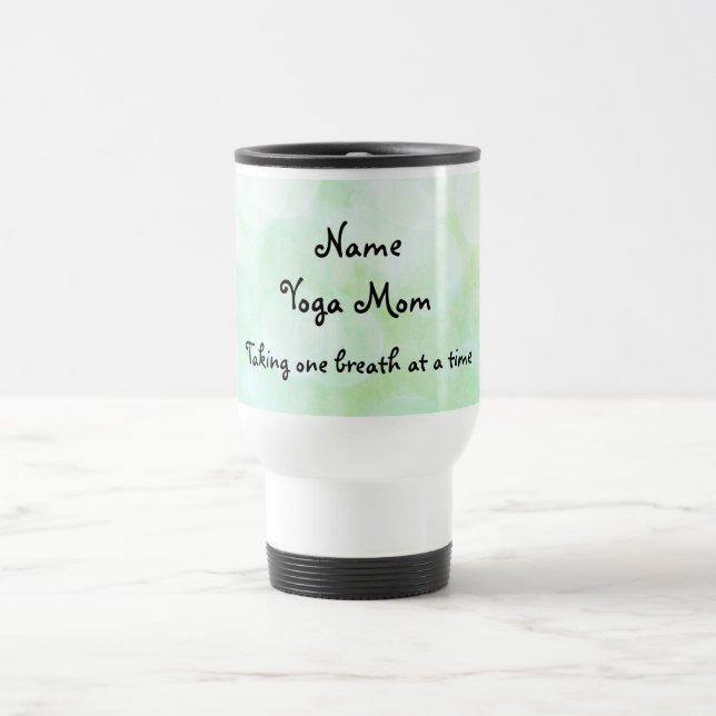 Yoga Mum design Travel Mug (Center)