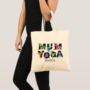 Yoga Mum Meditation Hobby Cute Mum Tote Bag