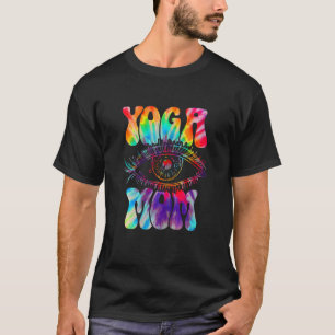 Yoga Mum Vintage Tie Dye Hippie Spiritual Yogi T-Shirt