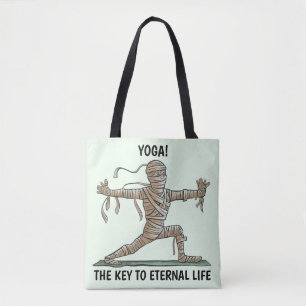 Yoga Mummy  Tote Bag