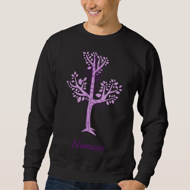 Yoga Namaste 40 Sweatshirt (Front)