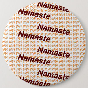 Yoga Namaste 6 Cm Round Badge