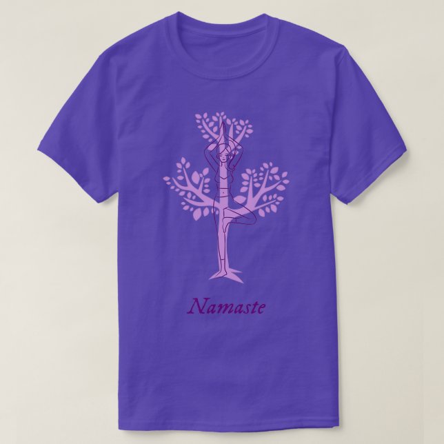 Yoga Namaste 9 T-Shirt (Design Front)