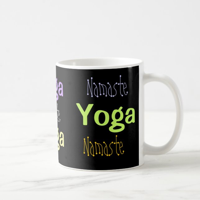 Yoga, Namaste Coffee Mug (Right)