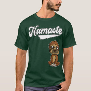 Yoga Namaste Sloth Meditate Healthy Life T-Shirt