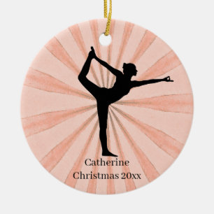 Yoga Name Ceramic Tree Decoration
