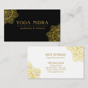 Yoga Nidra Instructor Business Card