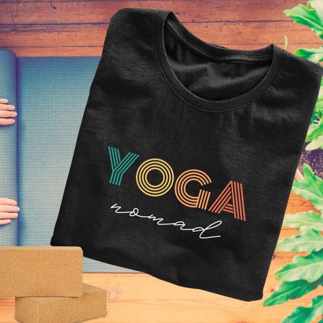 Yoga Nomad Modern Yoga Teacher Tri-Blend Shirt (Creator Uploaded)