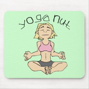 Yoga Nut Yogi Gear Mouse Mat