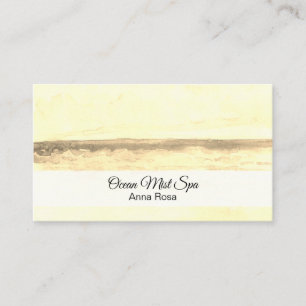 *~*  Yoga Ocean Mindfulness Meditation Sea Turtle Business Card