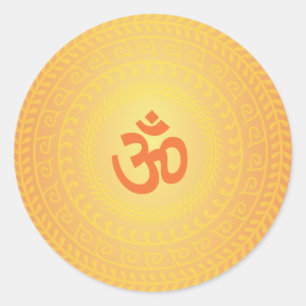 Yoga Om Buddhist Mandela sticker