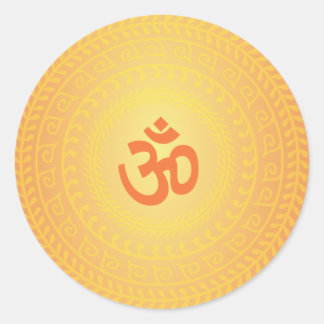 Yoga Om Buddhist Mandela sticker