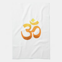 Yoga Om Mantra Gold Sun Meditation Yellow Orange