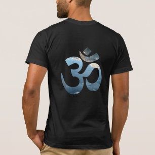 Yoga Om Mantra Mens Bella Canvas Back Print T-Shirt