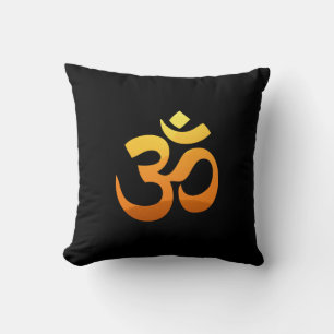 Yoga Om Mantra Symbol Asana Relax Meditation Cushion