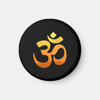 Yoga Om Mantra Symbol Asana Relax Meditation Magnet