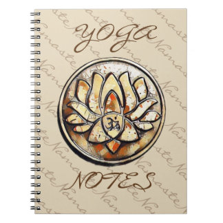 Yoga Om Symbol Notebook