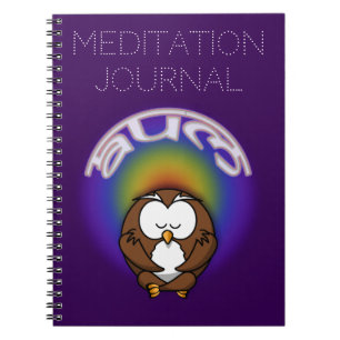 yoga owl notebook