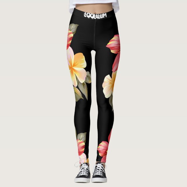 Yoga Pants Floral (Front)