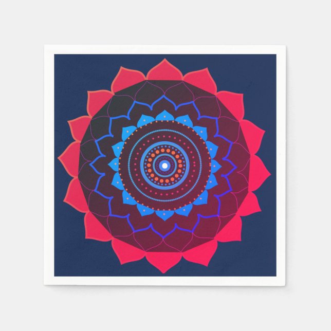 Yoga Party  Paper Napkin (Front)