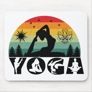 Yoga - Peace, Love & Light Mouse Mat