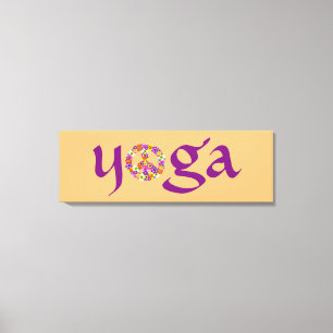Yoga Peace Sign Floral