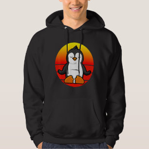 Yoga Penguin Meditation Yoga For Children And Pare Hoodie