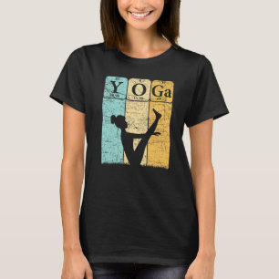 Yoga Periodic Table Elements Zen Meditation Nerd Y T-Shirt