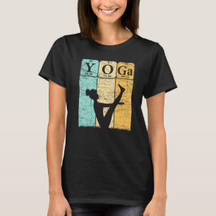 Yoga Periodic Table Elements Zen Meditation Nerd Y T-Shirt