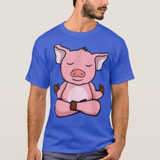 Yoga pigs, meditation yoga for children and parent T-Shirt